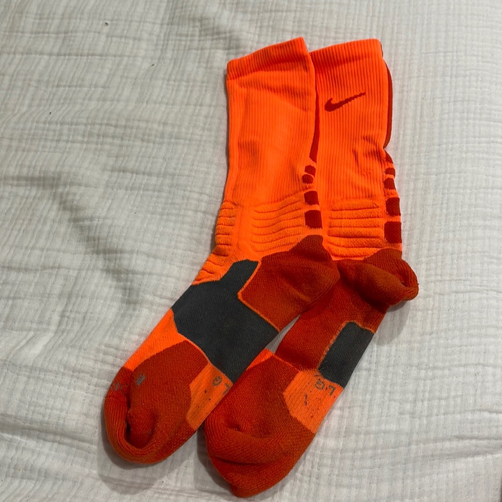 orange nike elite basketball socks!